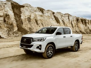 Toyota Hilux 4×4 car available for rental in Chandigarh